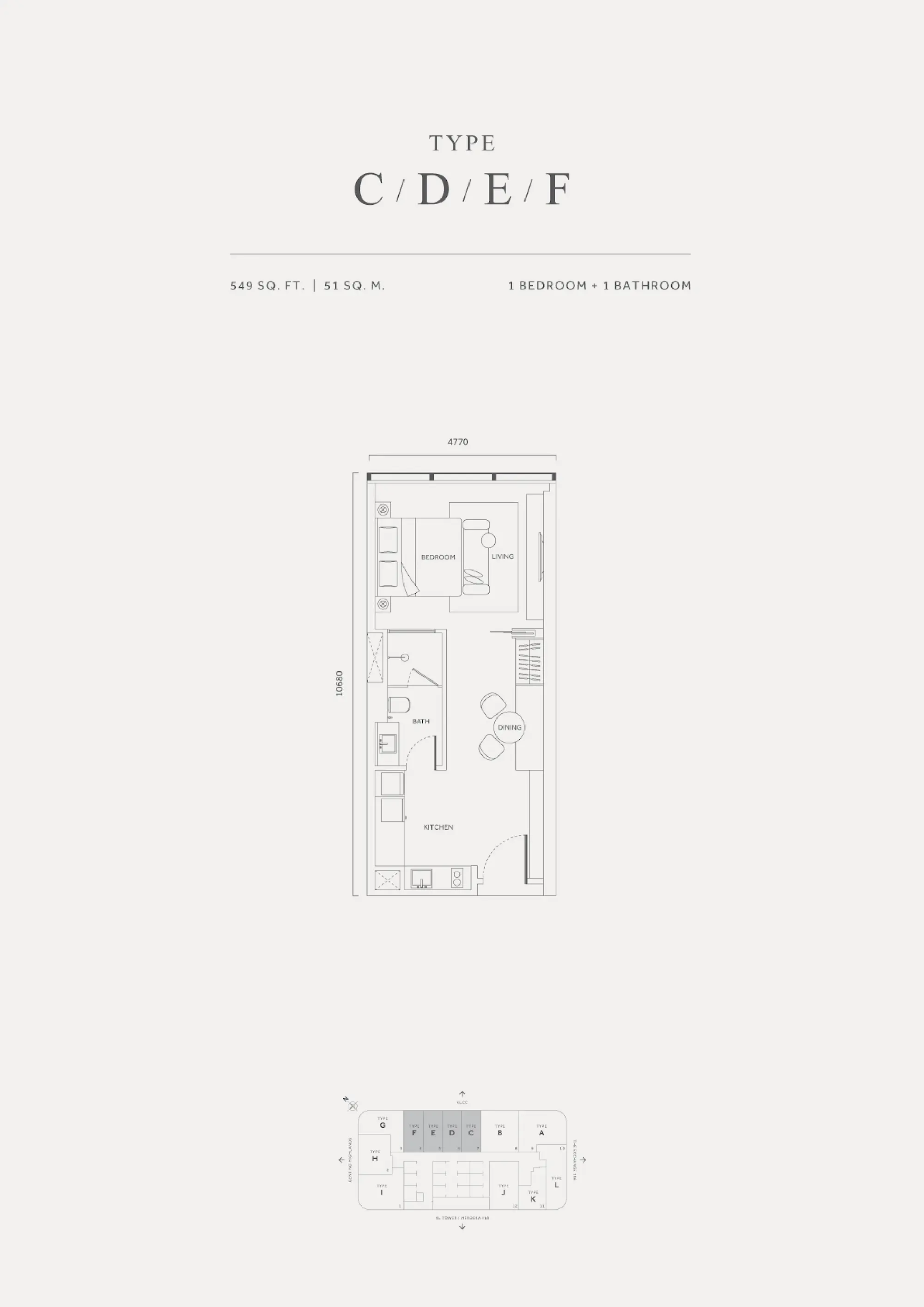 Type C/D/E/F Housing